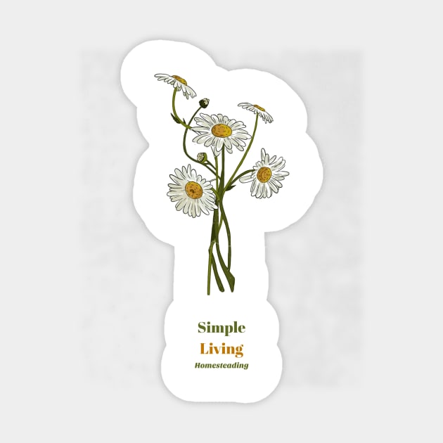 Simple Living Homesteading Sticker by Poggeaux